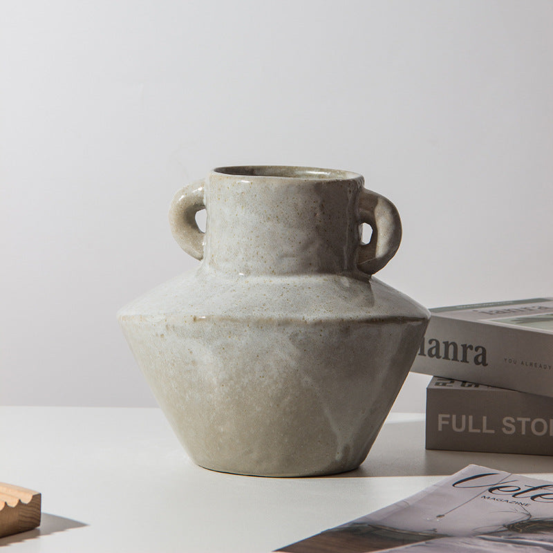 Modern Geometric Ceramic Vase