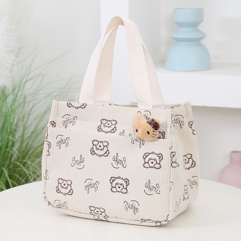 Cute Fun Cartoon Themed Mini Tote Bag Bowlift
