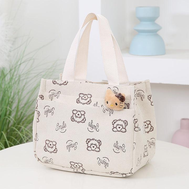 Cute Fun Cartoon Themed Mini Tote Bag Bowlift