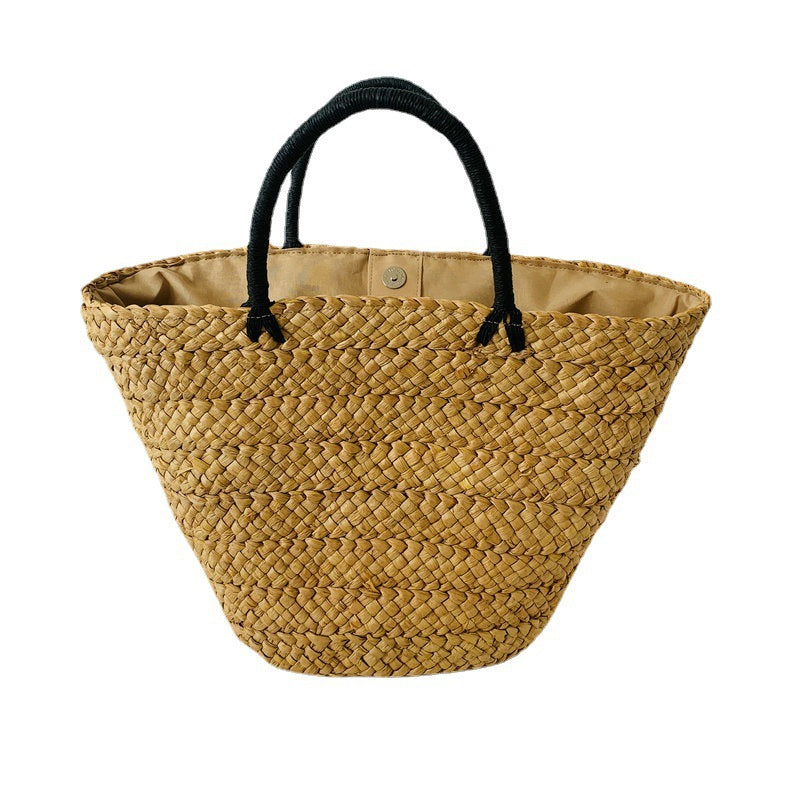 Handmade straw market bag Bowlift