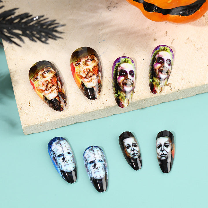 Creative Halloween Art Nails Set Bowlift