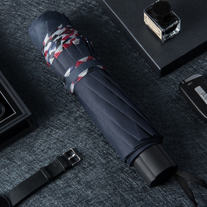 Women's Large Area Umbrella with Windproof Frame Bowlift