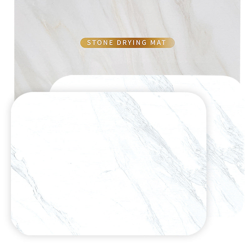 Luxury Marble Design Drying Mat