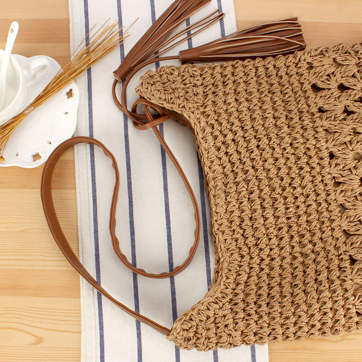 Shoulder bag in elegant macrame design Bowlift
