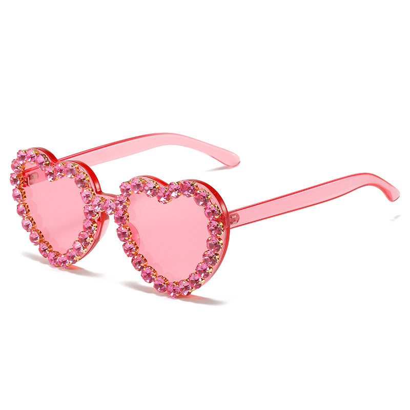 Heart-Shaped Glamorous Sunglasses Bowlift