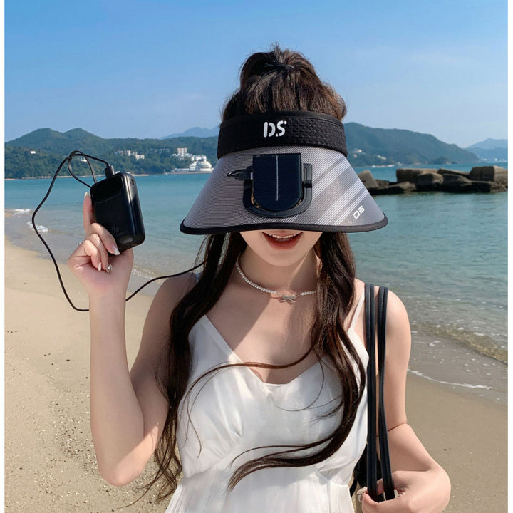 Adjustable sun visor with UV protection and padded headband Bowlift