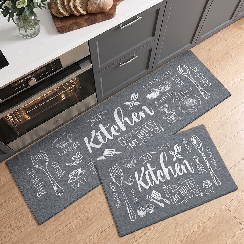Decorative Kitchen Runner Mat Bowlift