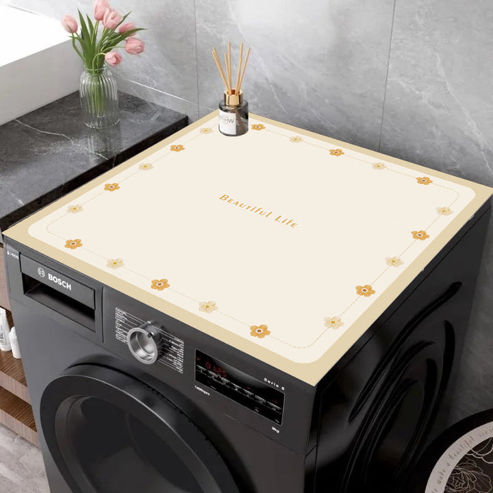 Decorative Laundry Top Mat Bowlift