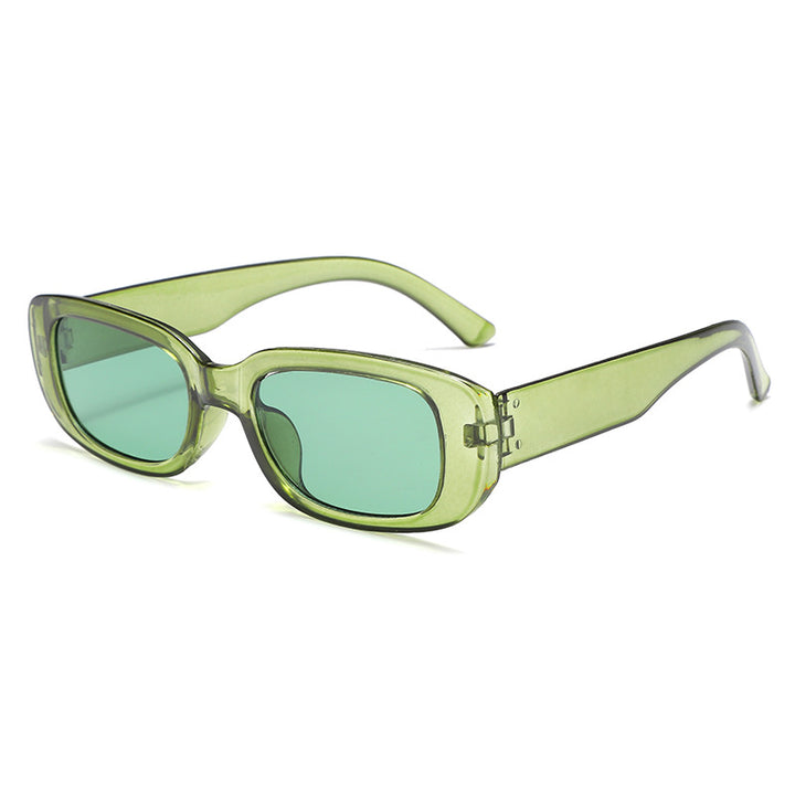 Women's fashionable rectangular sunglasses with adjustable nose pads Bowlift