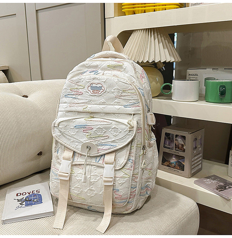 Fashion-Forward Utility School Backpack Bowlift