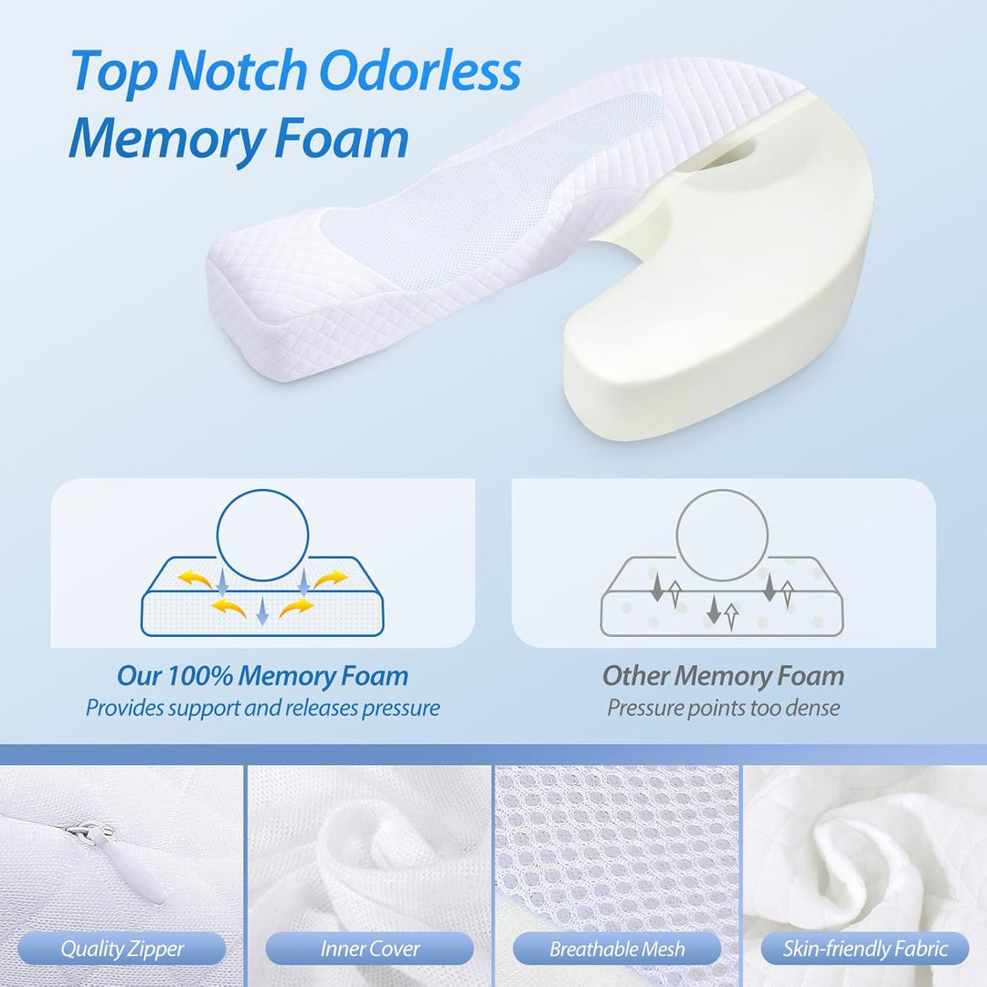 Ergonomic sleeping pillow Bowlift