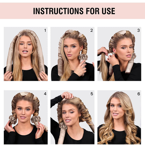 Heatless Hair Bow Curlers