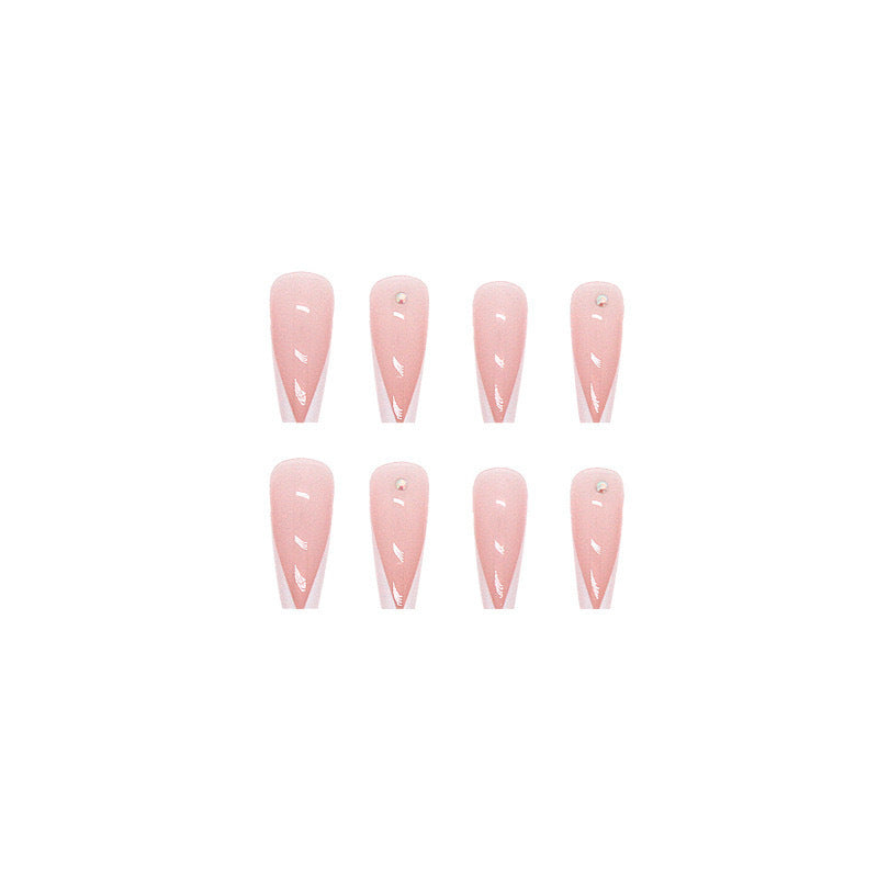 Artificial nail tips with elegant design Bowlift