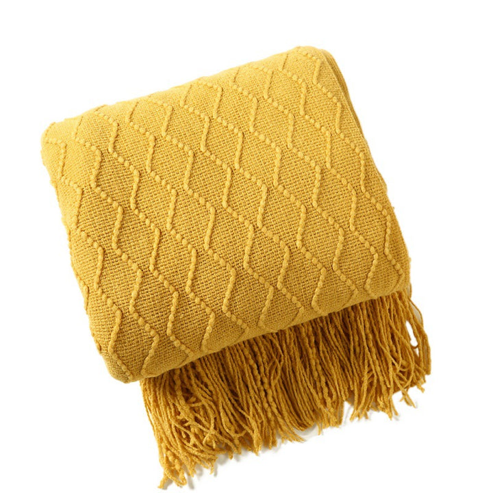 Luxurious Textured Throw Blanket