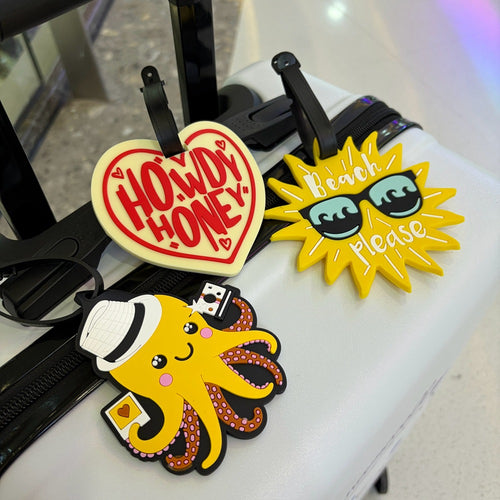 Heart-Shaped Travel Luggage Tag Bowlift