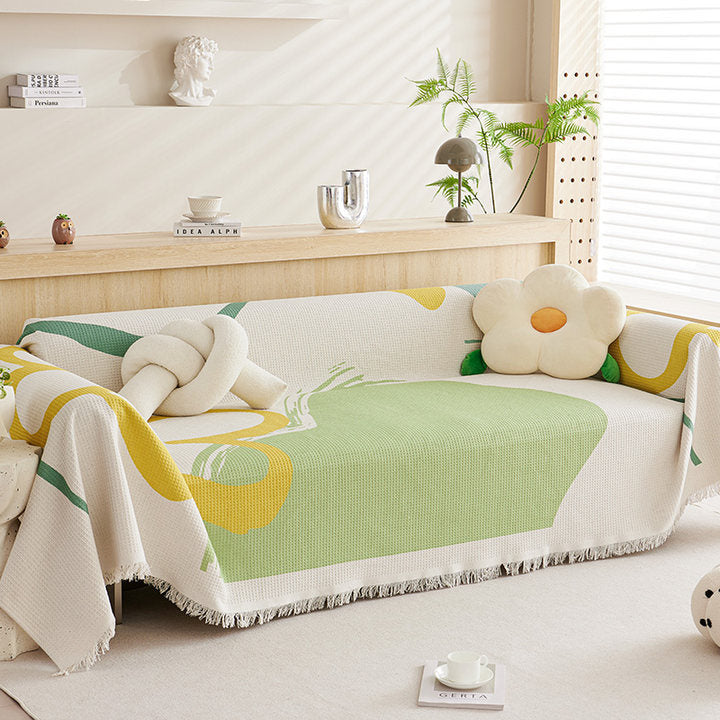 Modern Abstract Sofa Throw Blanket