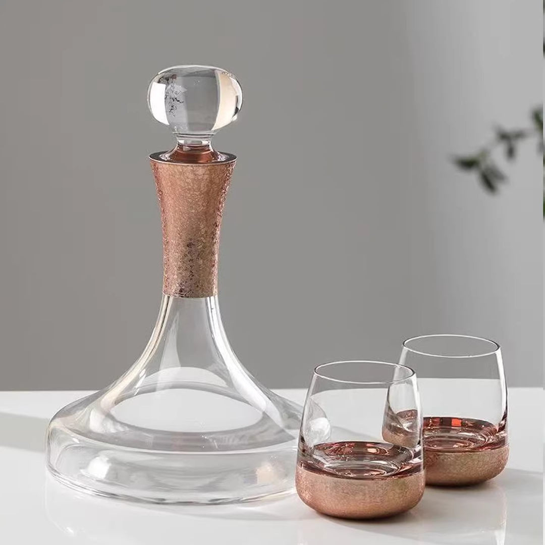 Elegantly Crafted Glass Decanter Set