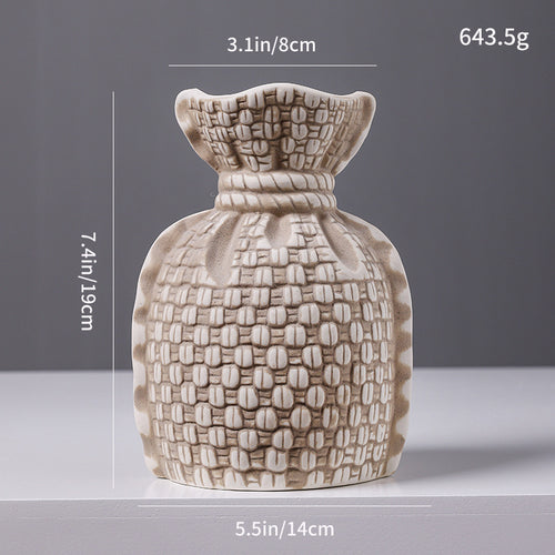 Textured Ceramic Vase