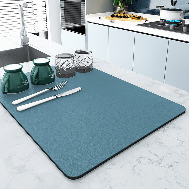 Vintage Mosaic Kitchen Counter Mat Bowlift