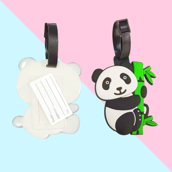 Unisex Luggage Tag in Cute Panda Design Bowlift
