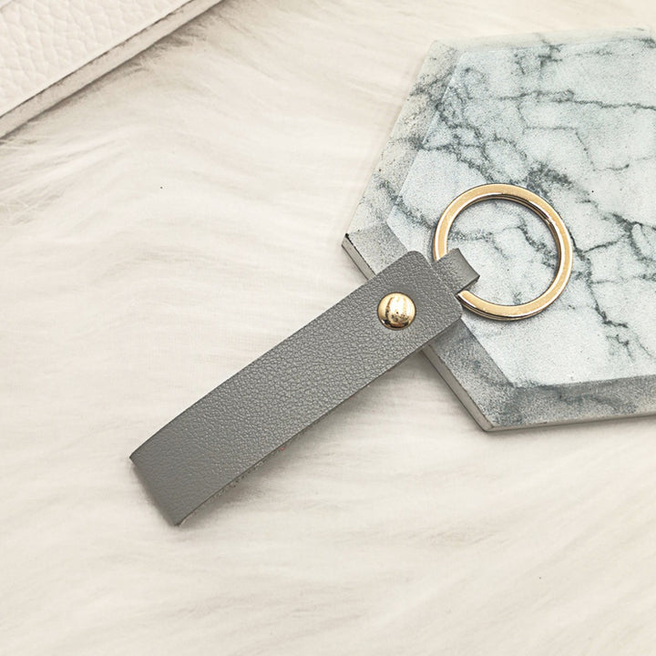 Unisex keychain made of high-quality artificial leather with stylish design Bowlift