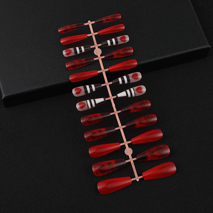 Trendy glamorous design artificial nails Bowlift