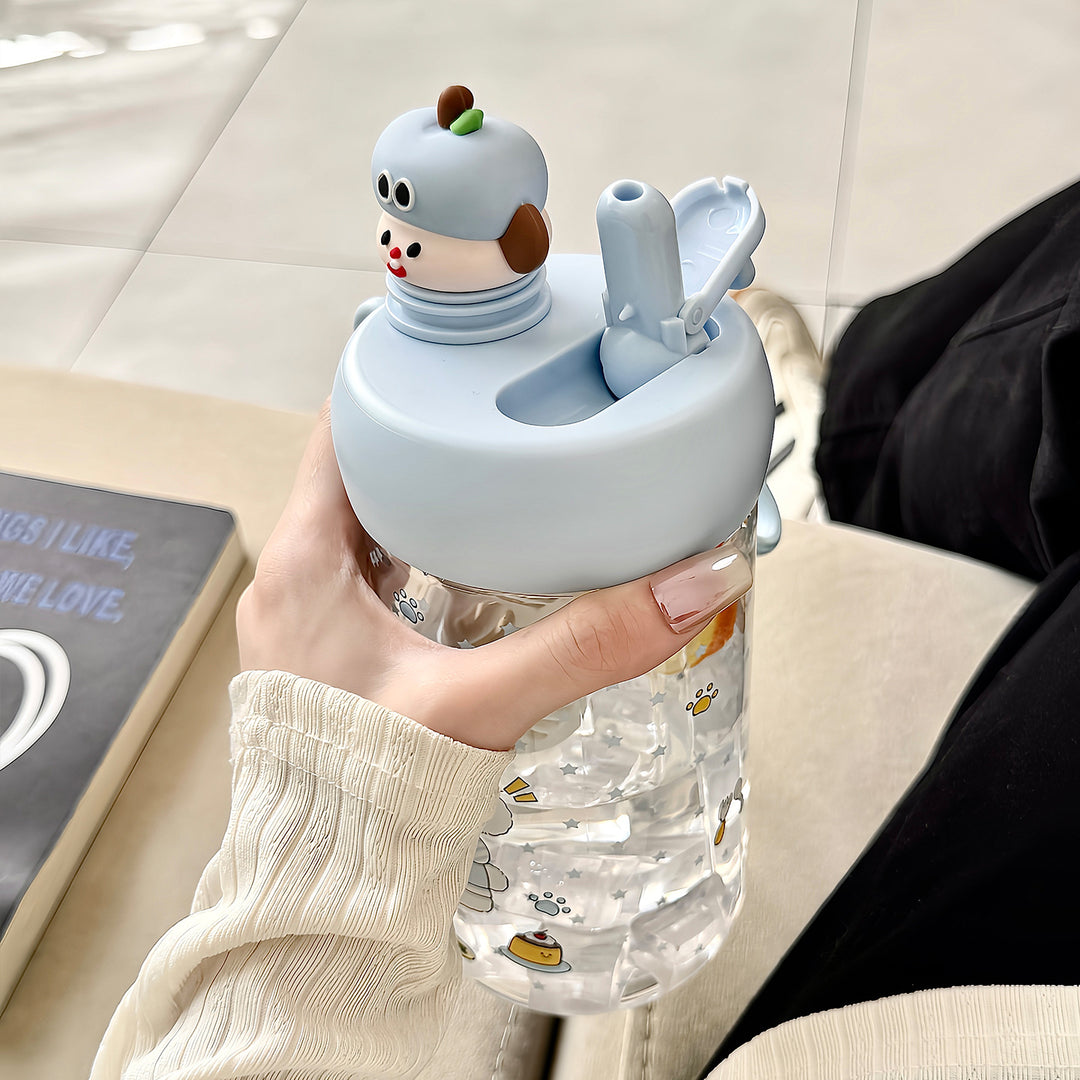 Unisex water bottle with cheerful Christmas design Bowlift