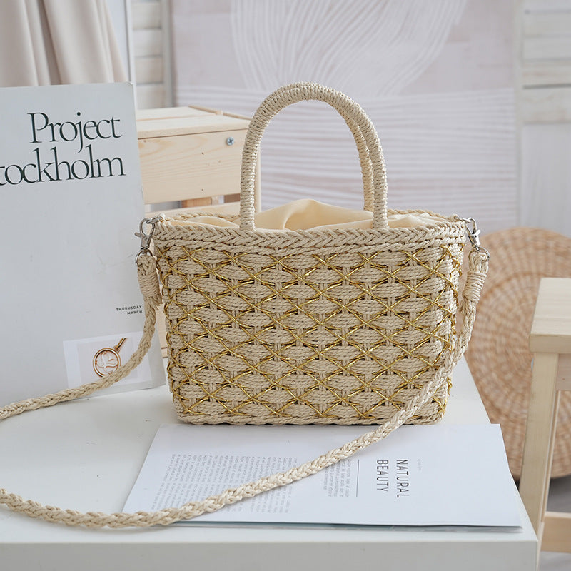 Stylish Rattan Handbag Bowlift