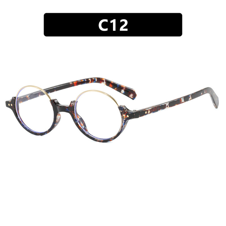 Women's round sunglasses with elegant plastic frame Bowlift