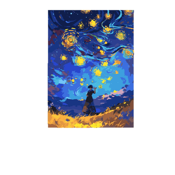 Dreamy Cosmic Landscape Wall Art Bowlift