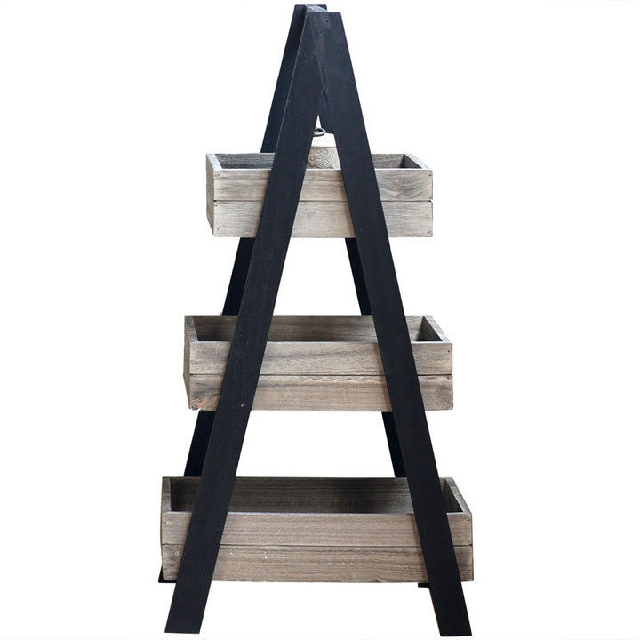 Three-door wooden shelf with modern design Bowlift