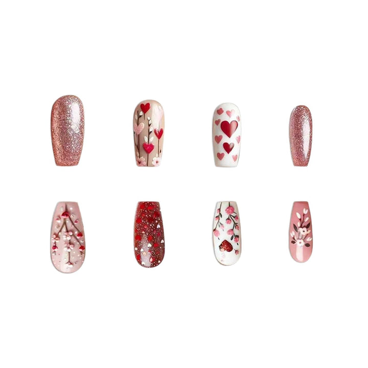 Artistic Floral Nail Art Bowlift