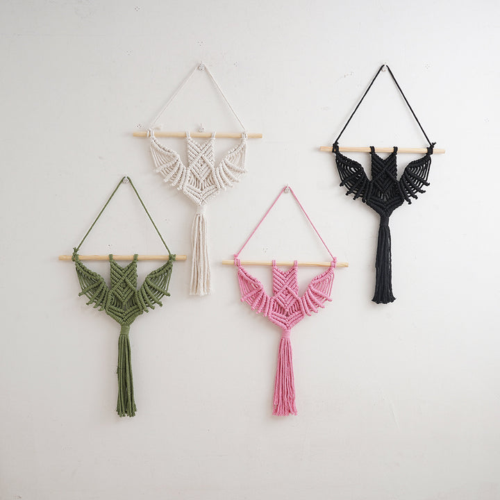 Macramé Wall Art Decor with Intricate Design Bowlift