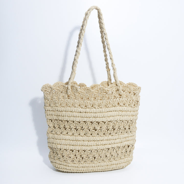 Braided beach bag with unique design Bowlift