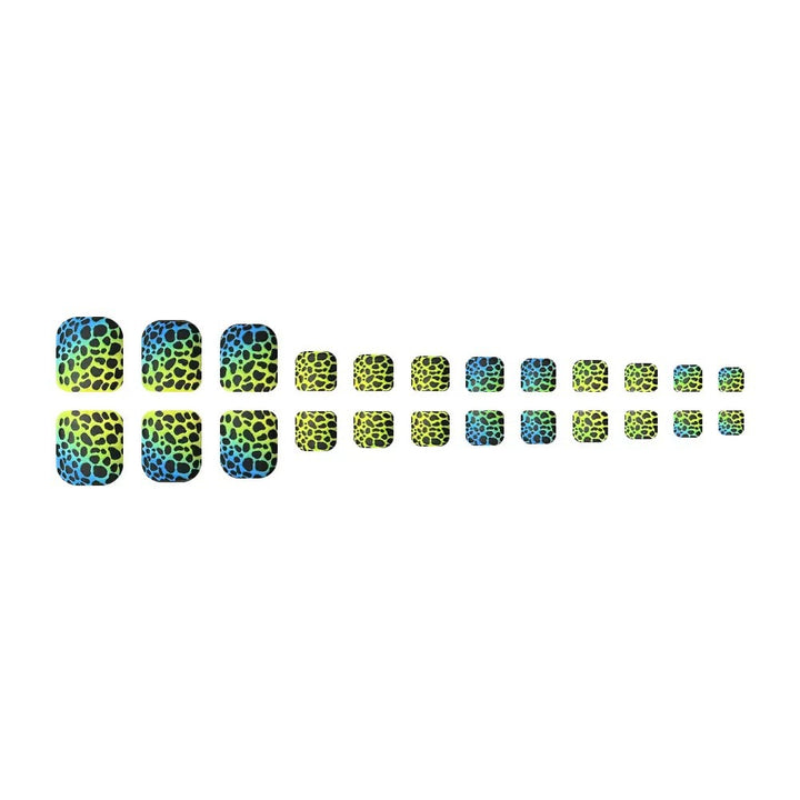 Nail art set with creative animal pattern accents Bowlift