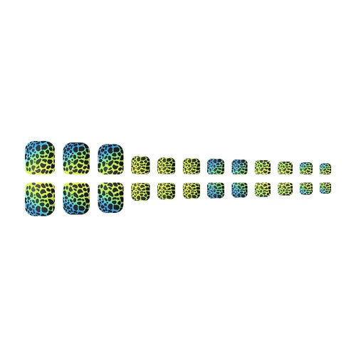 Nail art set with creative animal pattern accents Bowlift