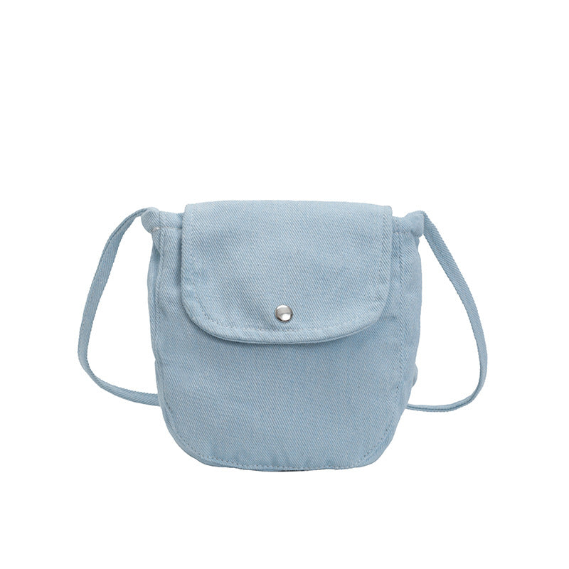 WoCompact Denim Crossbody Bag Bowlift