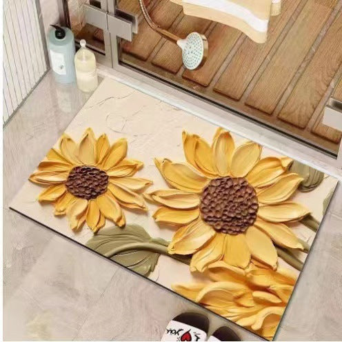 Floral Pattern Mat