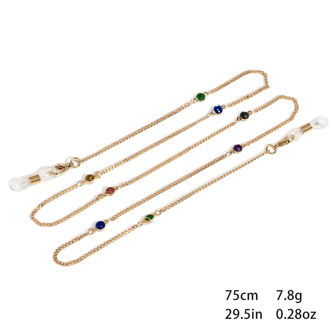 Decorative Eyewear Chain with Colorful Beads Bowlift