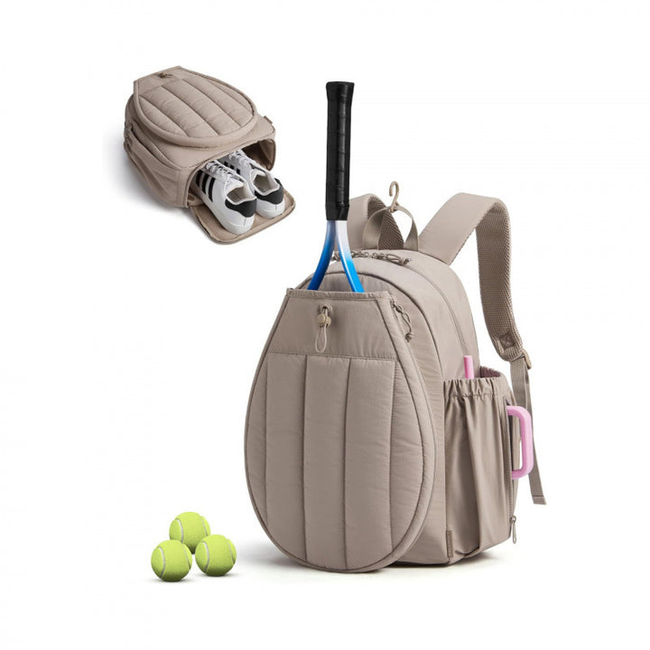 Multi-Functional Tennis Racket and Shoe Backpack Bowlift
