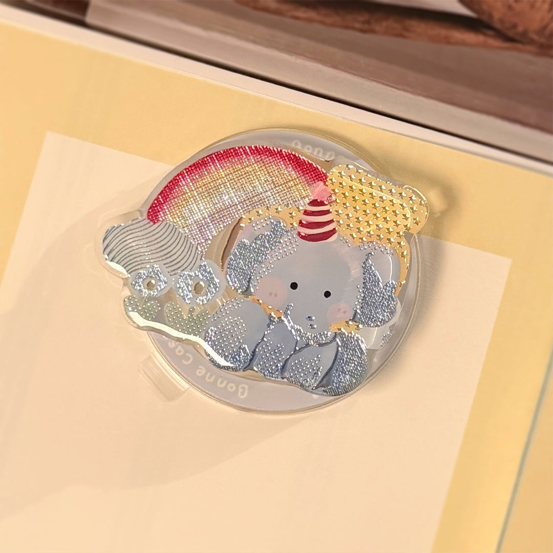 Kawaii Elephant Smartphone Finger Holder Case Bowlift