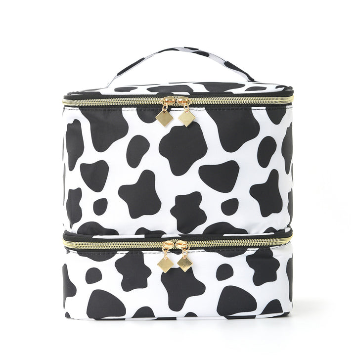 Cosmetic storage bag with two separate compartments Bowlift