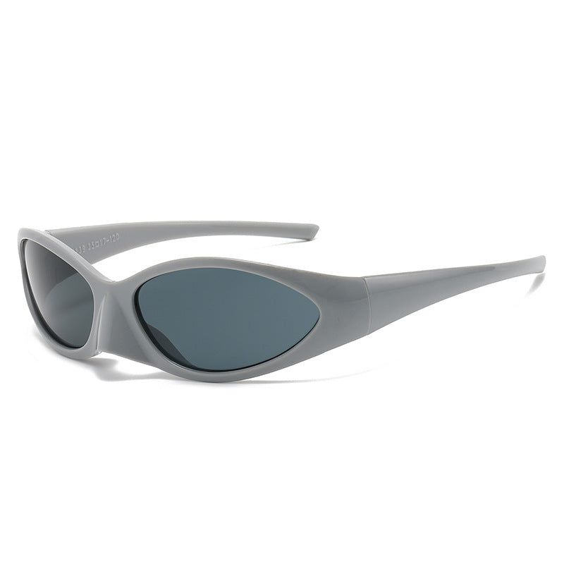 Women's Sporty Sunglasses with Aerodynamic Design Bowlift