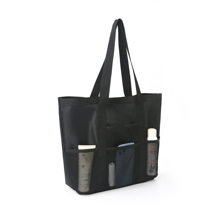 Padded shopping bag with side mesh pockets Bowlift