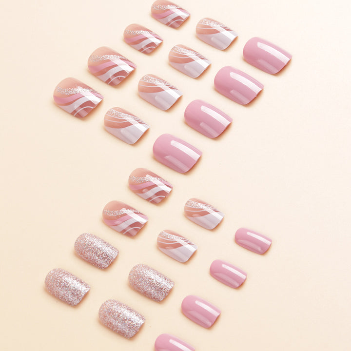 Artistic Glitter Nail Design Set Bowlift