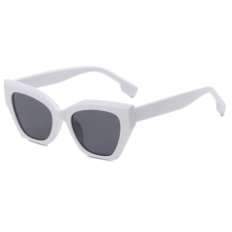 Women’s asymmetrical oversized sunglasses with trendy frame Bowlift