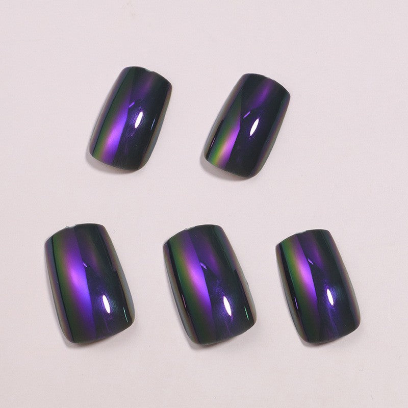 Natural French Tip Press-On Nails Bowlift