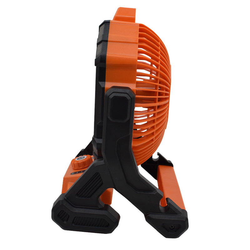 High-Efficiency Portable Cooling Fan with LED Light Bowlift