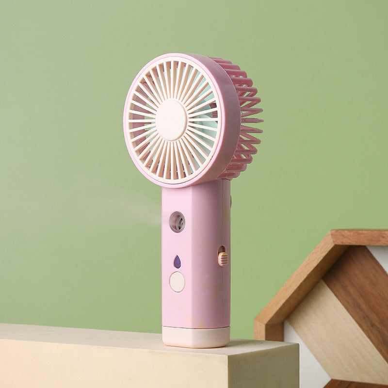 Cooling portable rechargeable handheld mini fan with adjustable airflow quiet motor and USB charging Bowlift