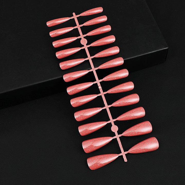 Glittering artificial nails in elegant design Bowlift